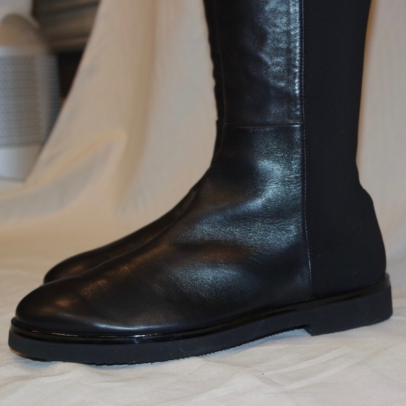 AGL Panelled Knee-high Boots In Black NWOT - Picture 4 of 8